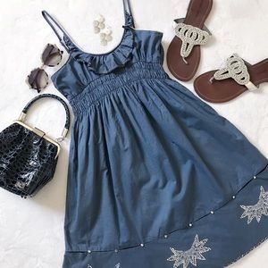 Jaune Rouge Paris | Embellished Sundress | Sz Sm